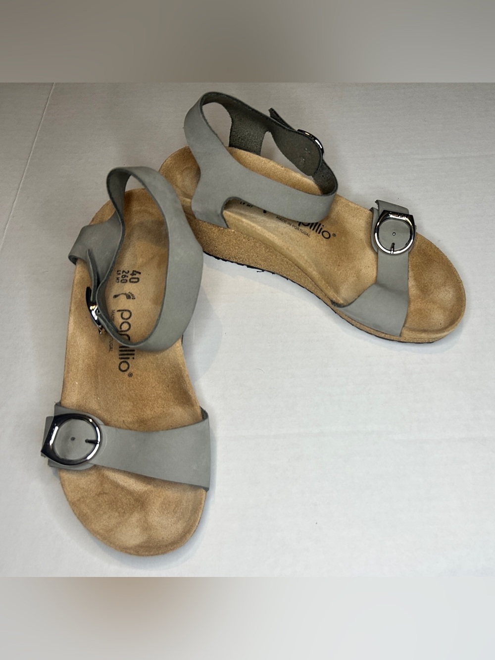 Papillio by Birkenstock Size 9 US/40 EU Soley Beige Cork Sandals